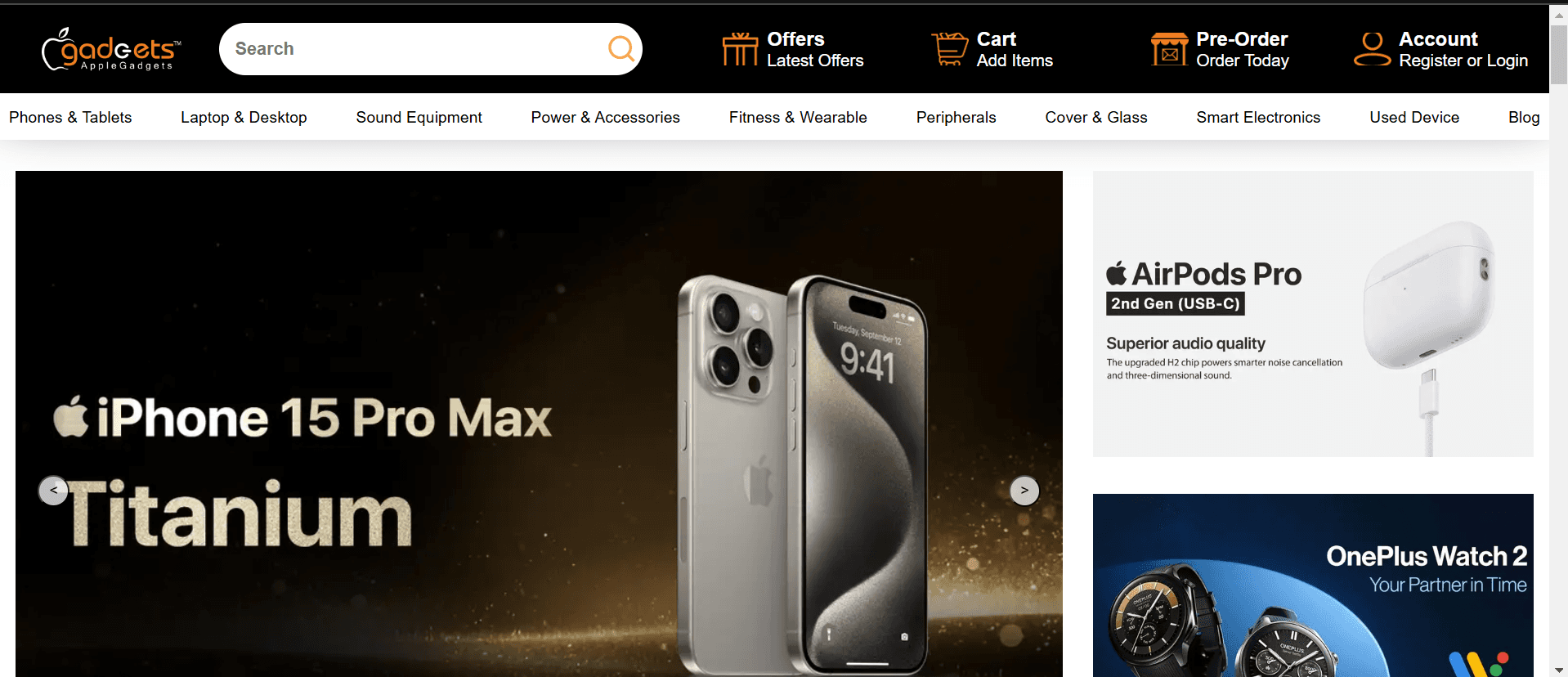 E-commerce Electronics